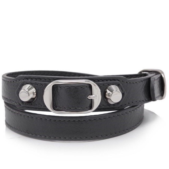 BALENCIAGA Arena Classic Triple Tour Bracelet NWT - Picture 1 of 3